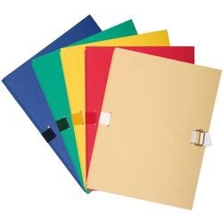 Carpeta crecimiento exacompta 2230000e cartón a4 24x32cm color