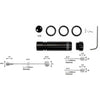 Set di sdoppiatori universali Elvedes con funzione ABS opzionale (su scheda)