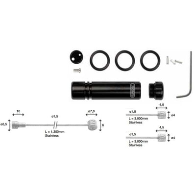 Set di sdoppiatori universali Elvedes con funzione ABS opzionale (su scheda)