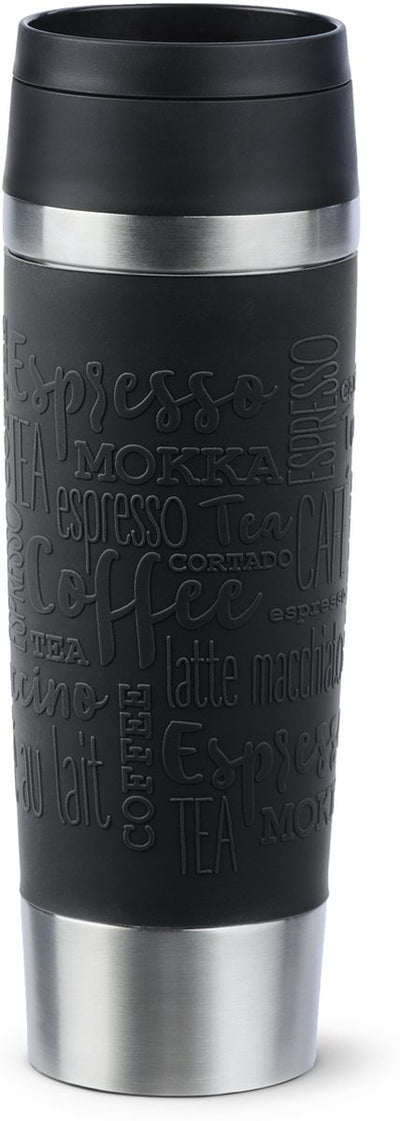 Tefal travel mug n2022010 - thermosfles - 500 ml - zwart - isolerend - lekvrij - geschikt voor warme en koude dranken