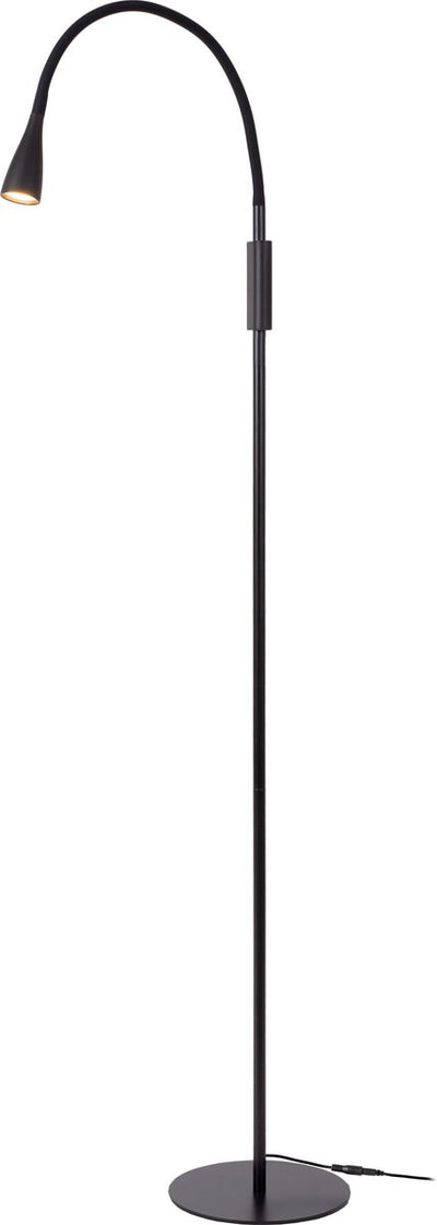 Lucide zozy - lámpara de lectura - led 3 stepdim - 1x4w 3000k - negro