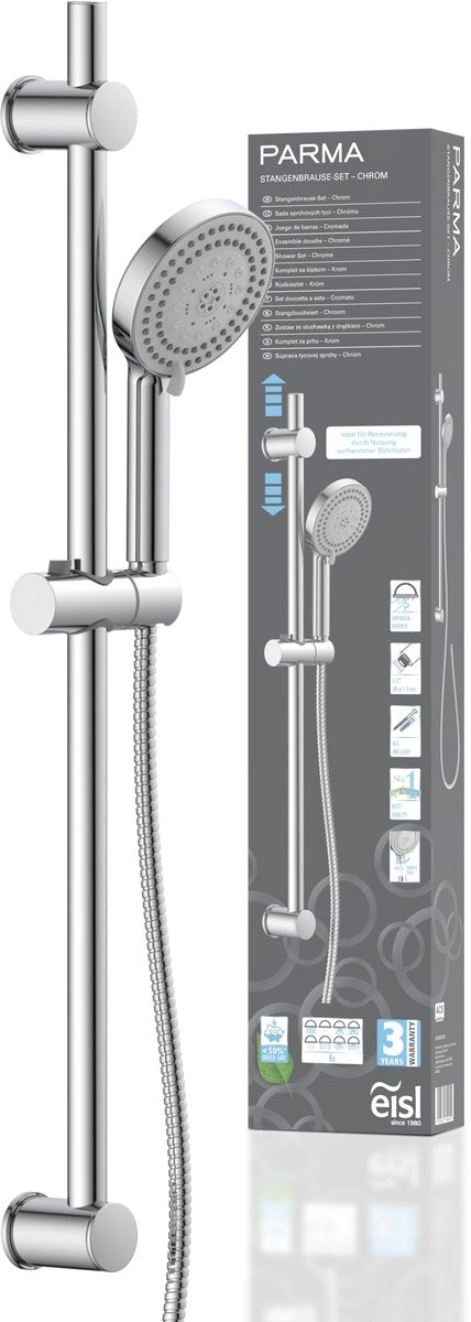 Set asta doccia Eisl Parma - cromo