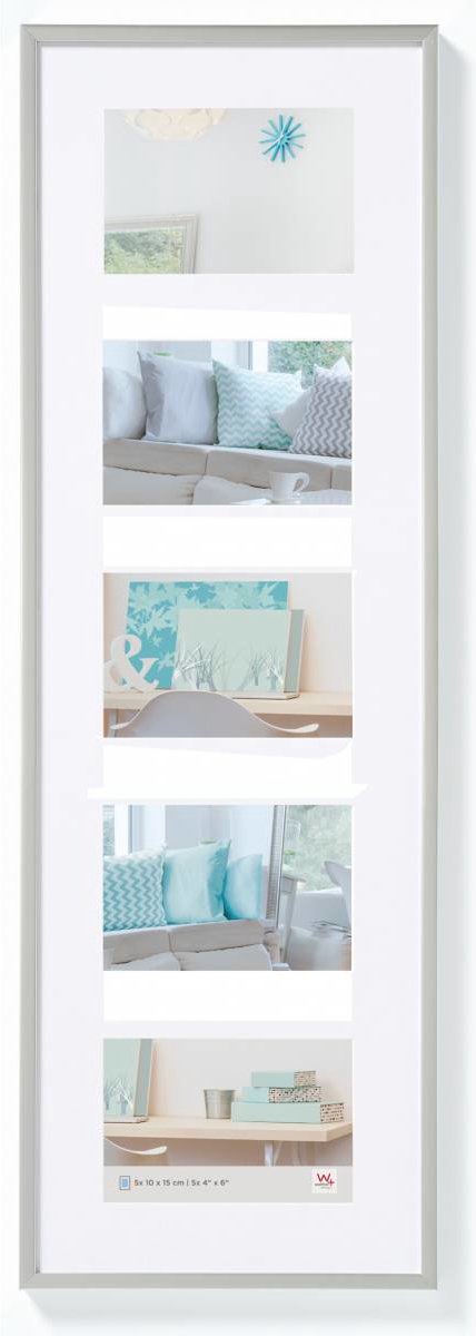 Walther new lifestyle - gallery in plastica - formato foto 5 x 10x15 cm - argento