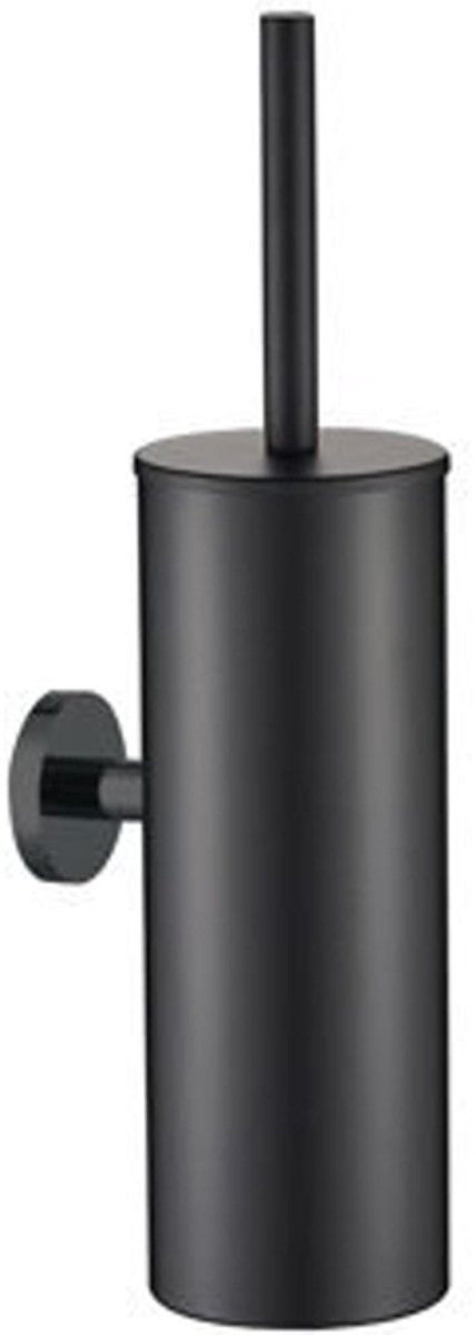 Plieger vigo toiletborstelhouder – wandbevestiging – 38 cm – 10 jaar garantie – mat zwart