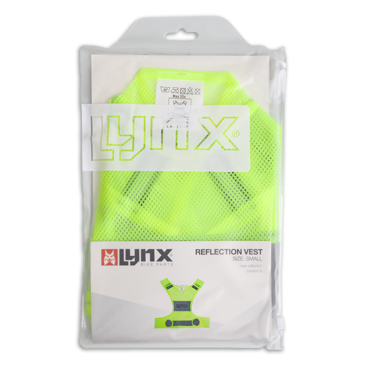 Reflejo chaleco unisex tamaño amarillo s