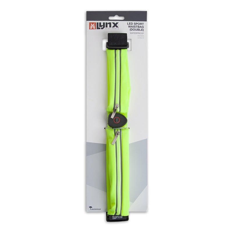 Lynx LED Sport Sport Bagna Hip Running Belt (Double) USB