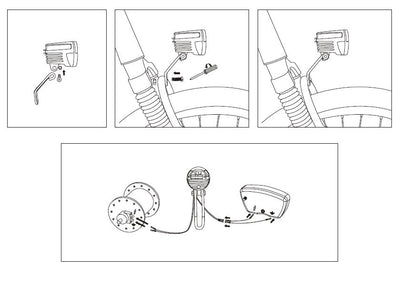 Headlight dynamo sensor 30 lux