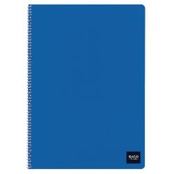 Blocco spirale elco e5 blu a quadretti