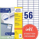 Etichette universali avery zweckform 3668 bianco