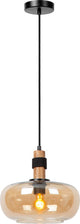 Lucide ilona - hanglamp - ø 30 cm - 1xe27 - amber