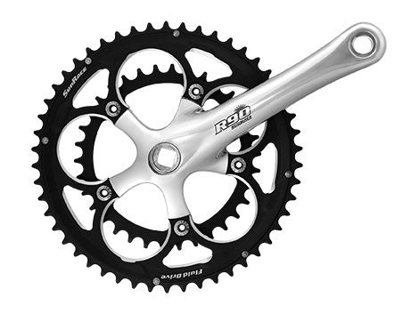 Sunrace Crankkel Fcr9f 9 velocità 50 34T. 170 mm in alluminio nero