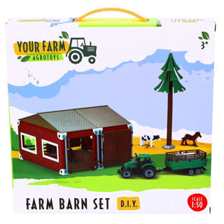 Agrotoys Farm con tractor y escala de animales 1:50