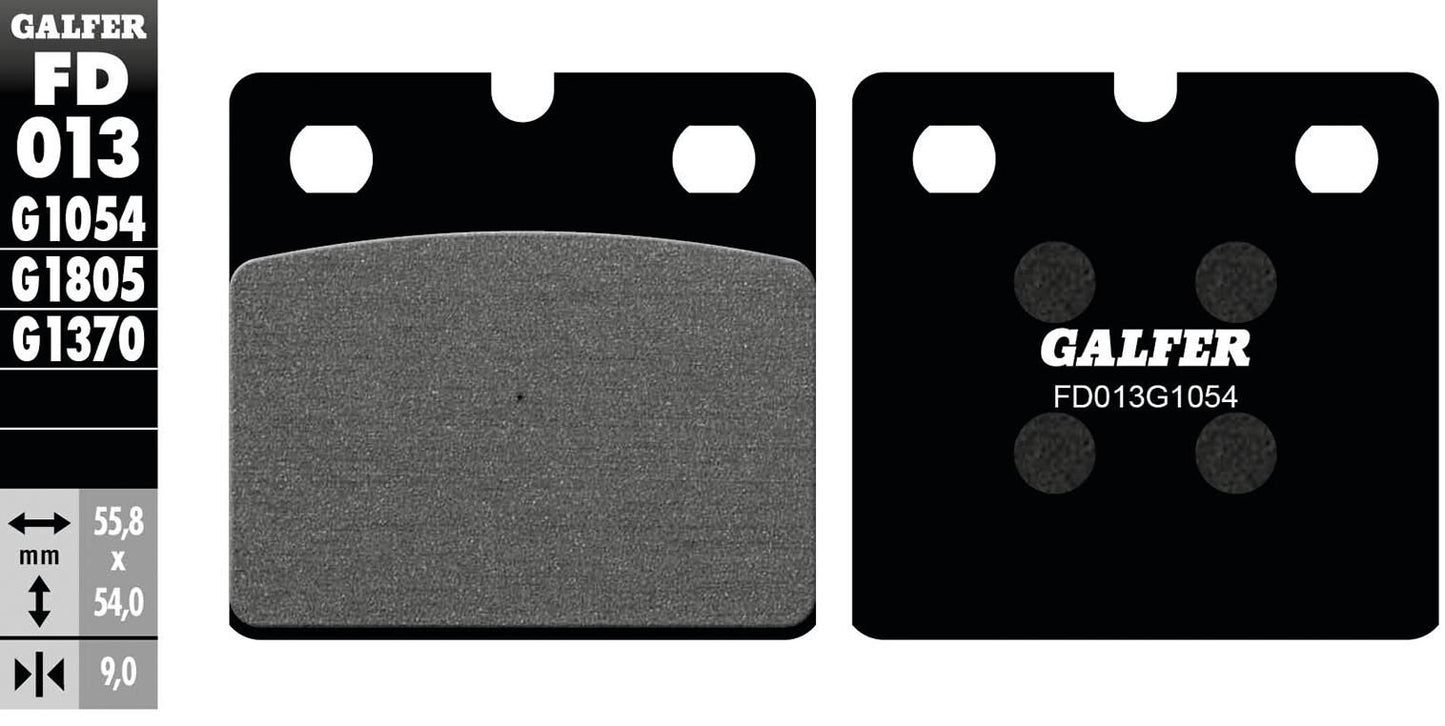 Pastiglie freno Galfer fd013 brake pad fd013 g1054 organiche