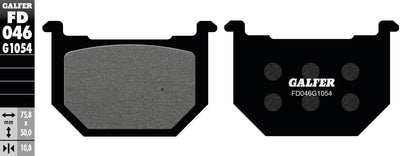 Galfer bremsbelag fd046 brake pad fd046 g1054 organic