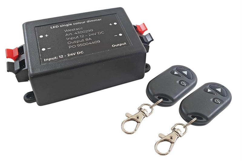 Dimmer LED 8a con telecomando - senza confezione di vendita