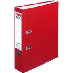 Herlitz ordner maxfile protect a4 80 mm rug rood