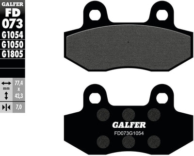 Galfer bremsbelag fd073 brake pad fd 073 g1054 organic