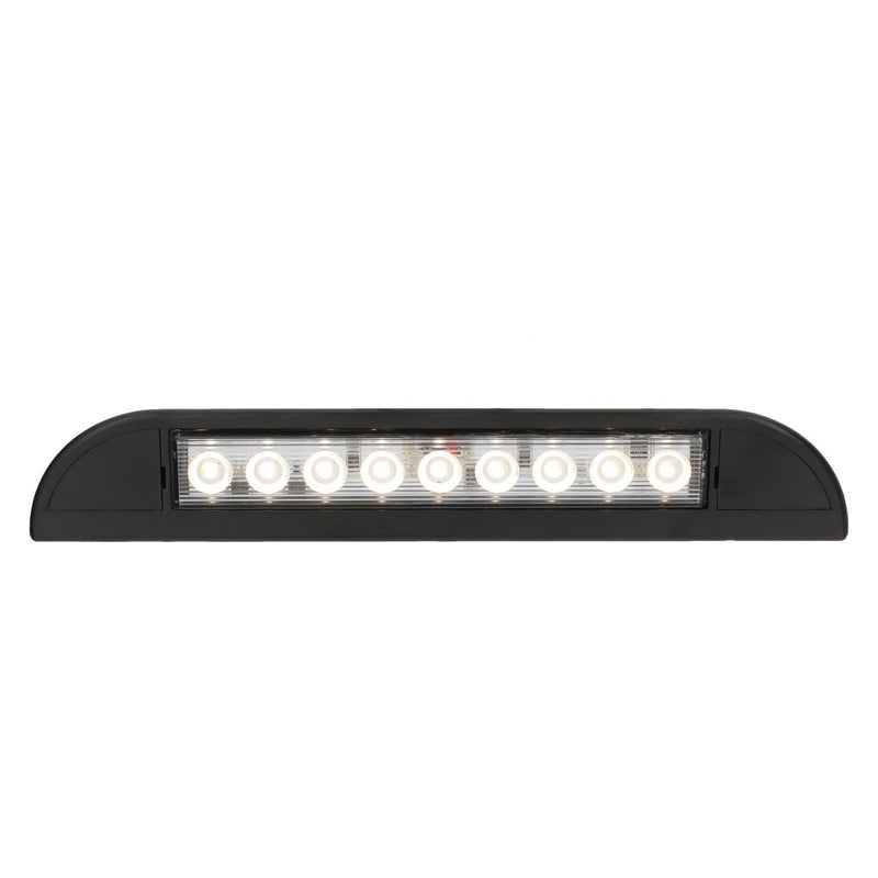 Lampada da esterno Caletta per camper e roulotte nera