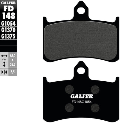 Galfer bremsbelag fd148 brake pad fd148 g1054 organic