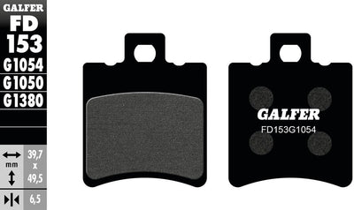 Galfer bremsbelag fd153 brake pad fd153 g1054 organic