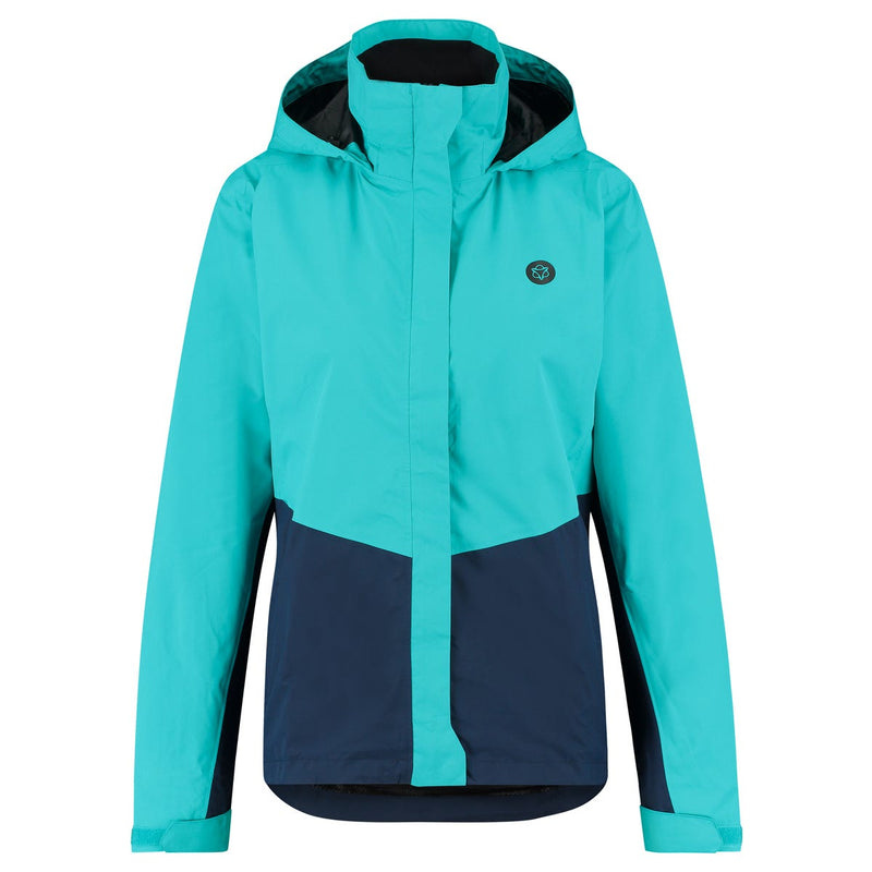 Sección impermeable esencial damas menta azul marino