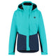 Sección impermeable esencial damas menta azul marino