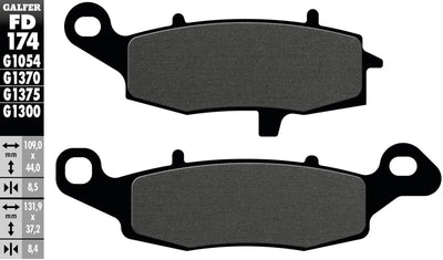 Galfer bremsbelag fd174 brake pad fd174 g1054 organic