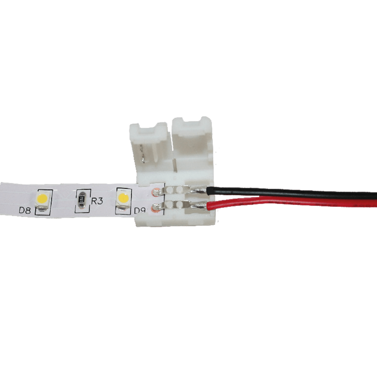 Pieza de conexión Cingoli para tira LED de 8 mm, precableada con cable de 15 cm - sin embalaje de venta