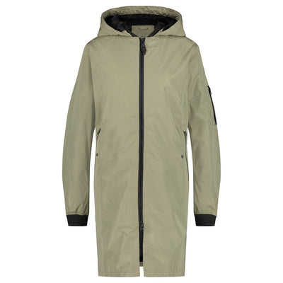 Puch long bomber raincoat urban outdoor ladies green pistachio