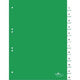 Tabs durevole 6210 pvc a4 230x297mm 1-12 12 tabs verde