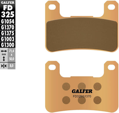 Galfer bremsbelag fd325 brake pad fd325 g1370 sint. metal street