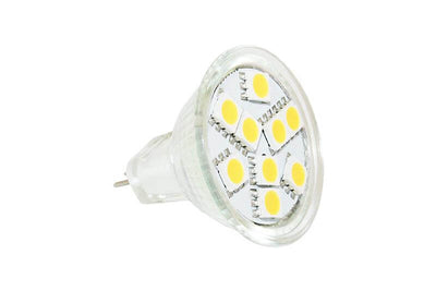 Abi mr11 smd led lampje gestliseerd tussen 10 en 30v - 80 lumen
