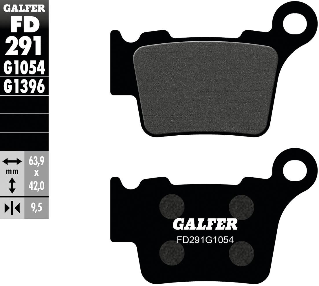Pastiglie freno Galfer fd291 pastiglia freno fd291 g1054 standard organico