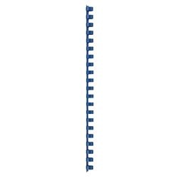 Rilegatura dorsi GBC plastica A4 12 mm blu 95 fogli
