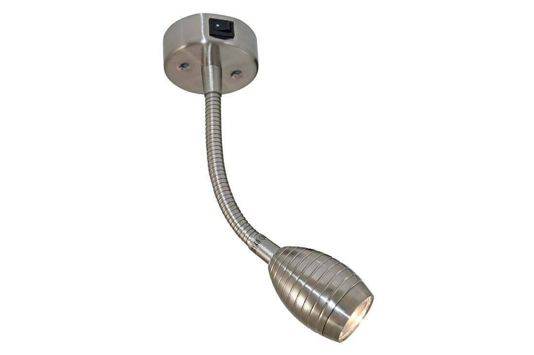Lámpara de pared Neso flex con brazo flexible - cromo mate - sin embalaje de venta