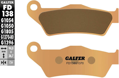 Pastiglie freno Galfer fd138 pastiglia freno fd138 g1370 metallo sinterizzato