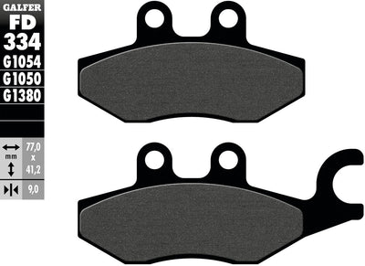 Galfer bremsbelag fd334 brake pad fd334 g1054 organic standard