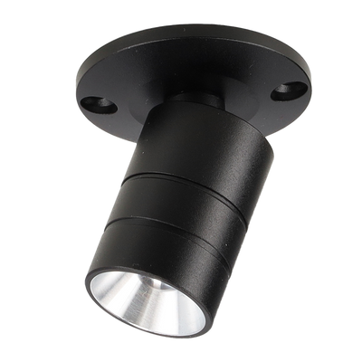 Tollo mini faretto da superficie nero