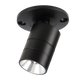 Foco de superficie Tollo mini negro