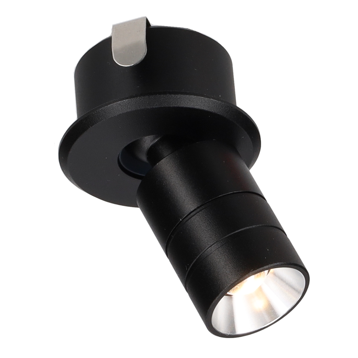 Foco empotrable mini Rapino negro