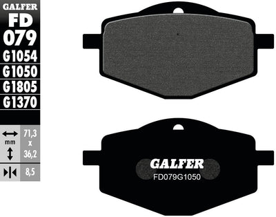 Galfer remblokken fd079 brake pad fd079 g1050 oragnic