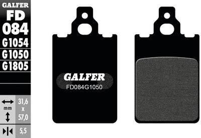 Galfer remblokken fd084 brake pad fd084 g1050 organic