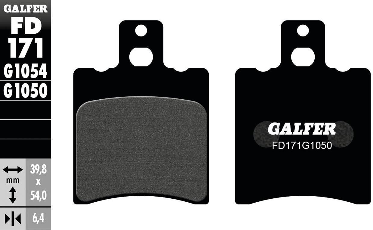 Galfer bremsbelag fd171 brake pad fd171 g1050 organic