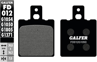 Galfer remblokken fd012 brake pad fd012 g1050 organic