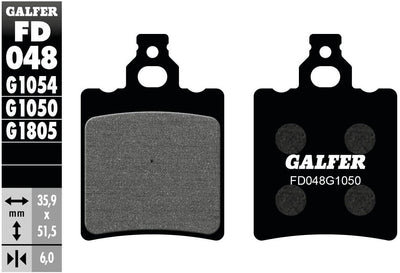 Galfer remblokken fd048 brake pad fd048 g1050 organic