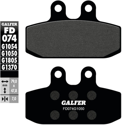 Galfer remblokken fd074 brake pad fd074 g1050 organic