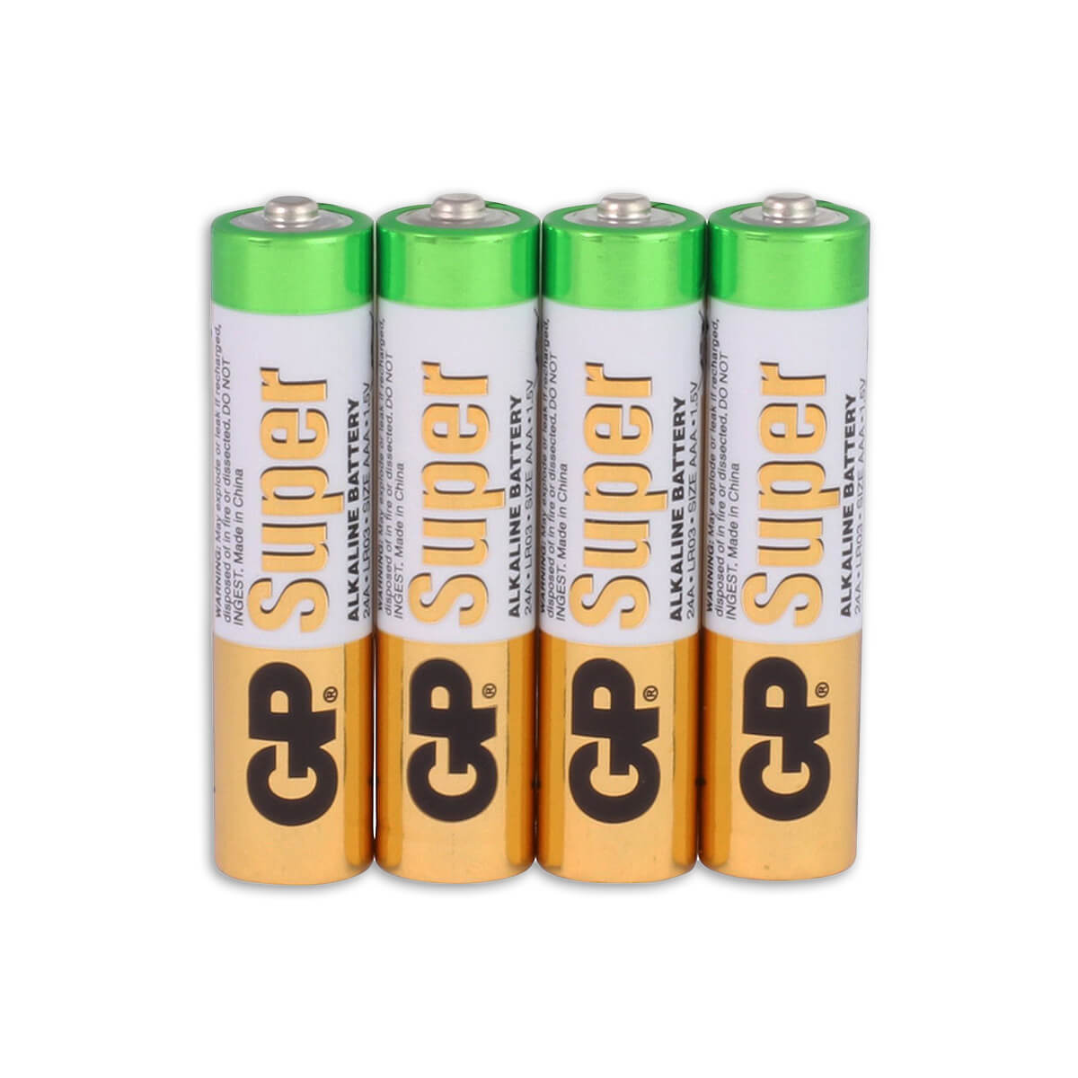GP Super batterie alcaline AAA 4PK