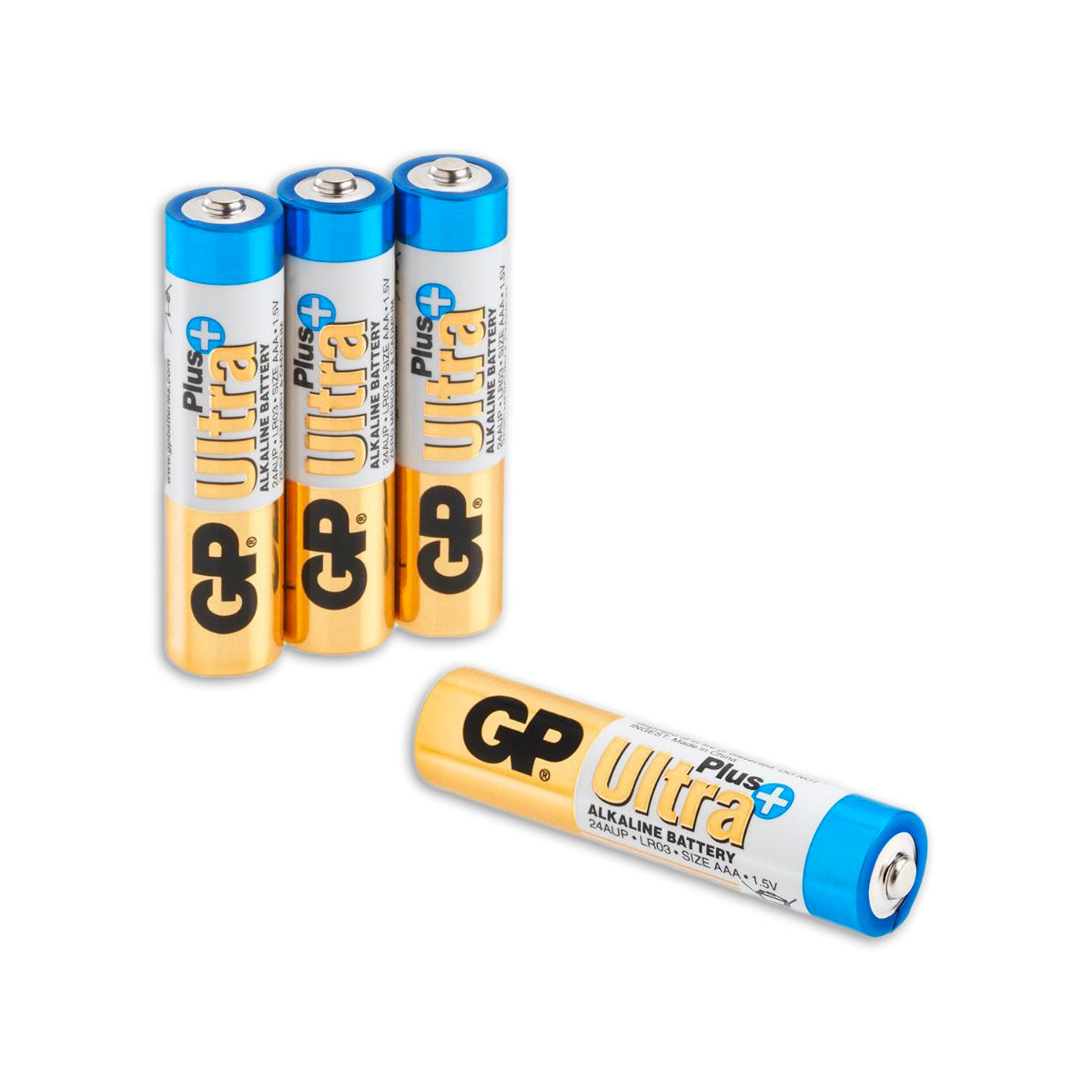 GP Ultra Plus pilas alcalinas AAA 4PK