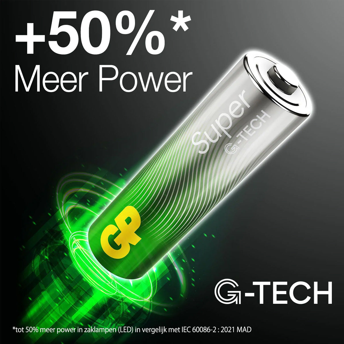 GP Super Alkaline AA Batterie 16HP