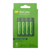 GP USB Battery Carger + 4 x AA baterías 2100 mAh NIMH